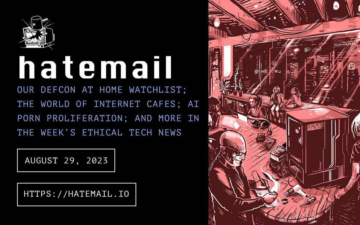 hatemail tech newsletter 2023-08-29